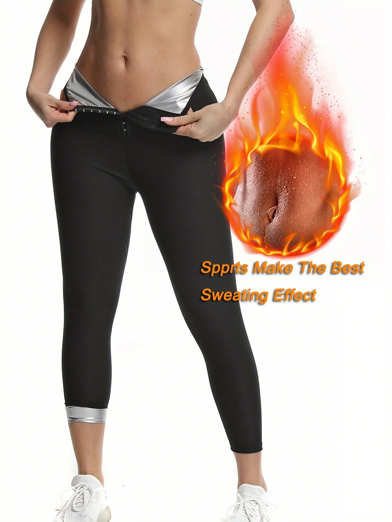 Compression Long Pant - Sauna Sweat Pants for Women High