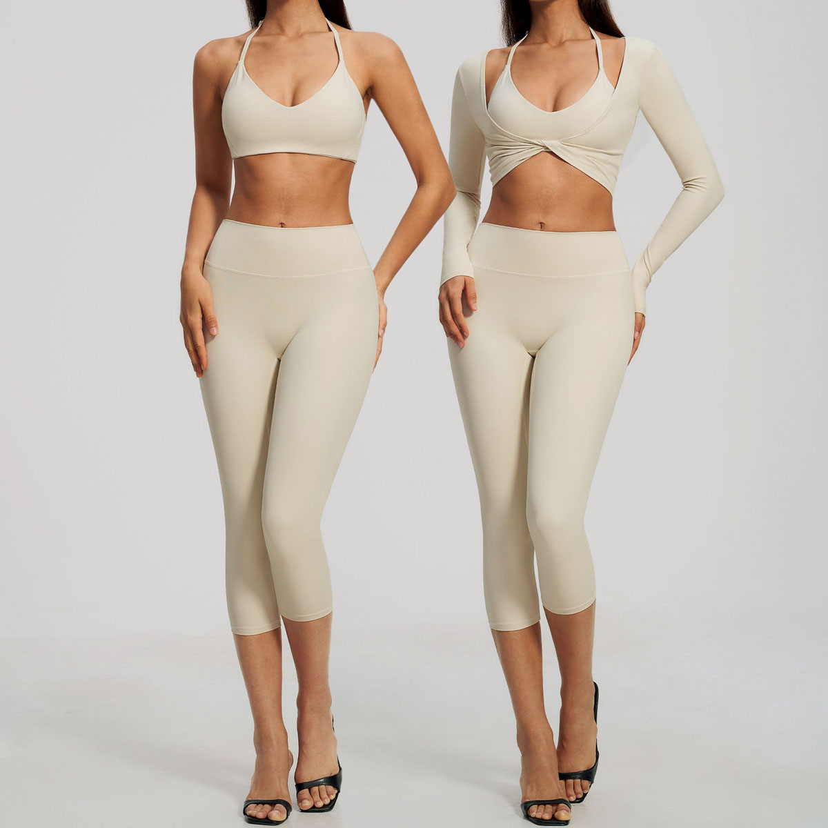 2/3PCS Yoga Set Women Tracksui - đánh giá và giá Compression Long Pant