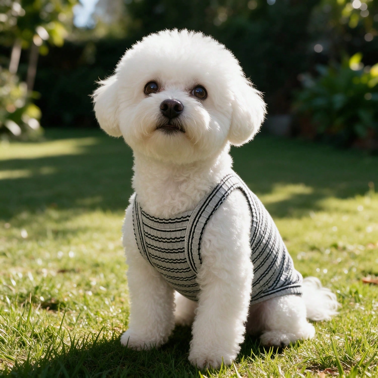 1PC Striped Ribbed Dog Tank To - đánh giá và giá Tank Top Ribbed