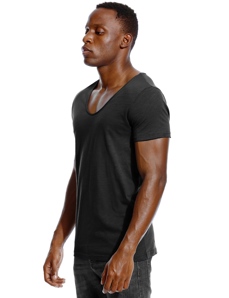 Muỗng Cổ Áo Nam Thấp Cắt Cổ V  - đánh giá và giá Undershirt Crew Neck