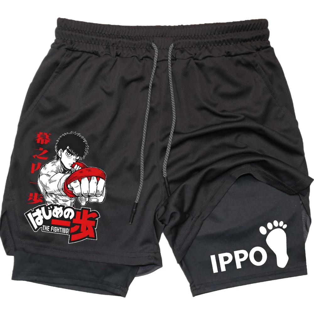 IPPO Anime Gym Shorts Men Boxi - đánh giá và giá Compression Shorts Athletes