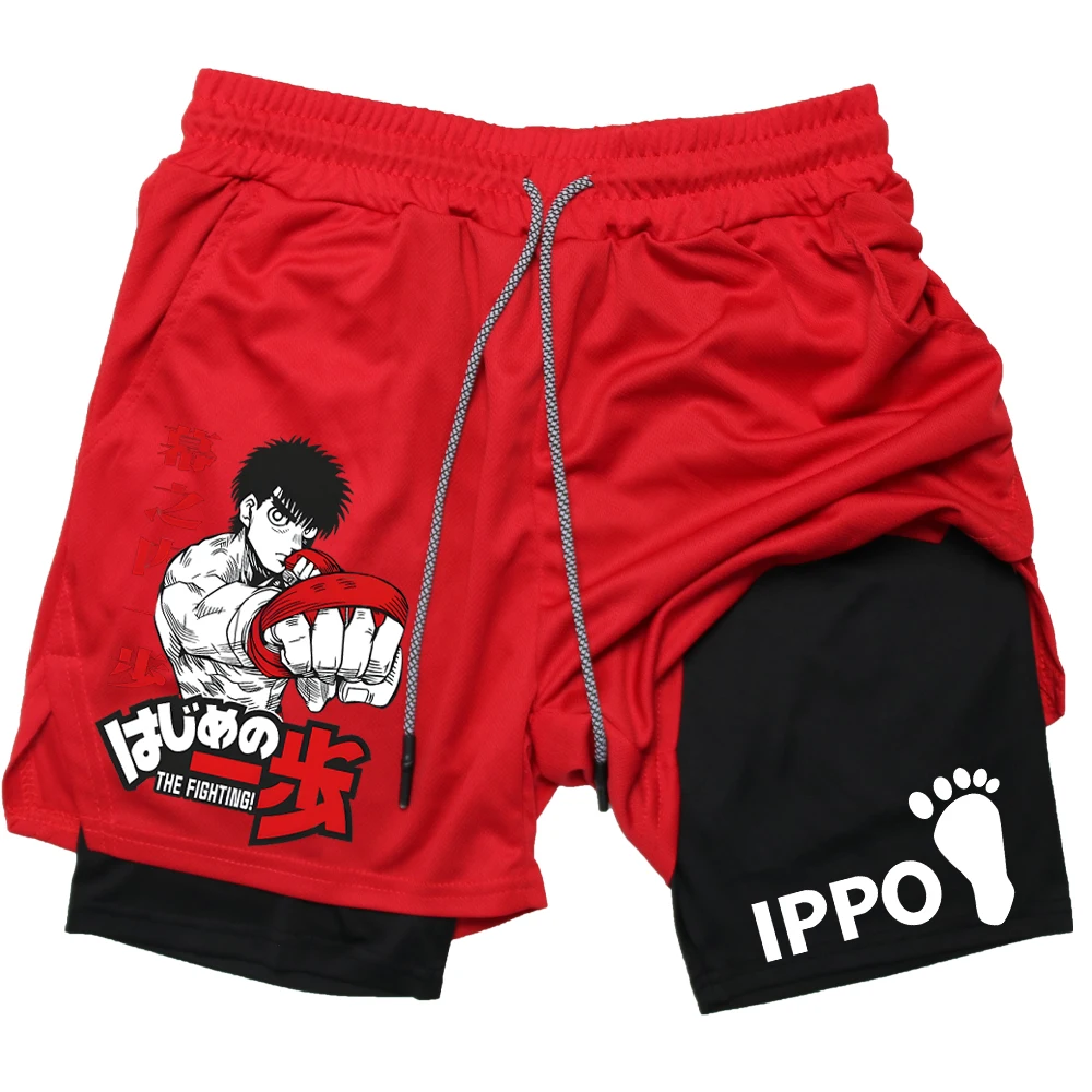 IPPO Anime Gym Shorts Men Boxi - đánh giá và giá Compression Shorts Athletes
